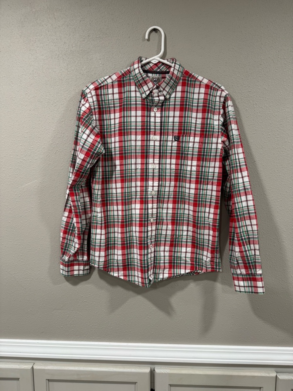 Cinch Classic Red & Green Plaid Button-Up Shirt